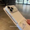 Ốp PC da litchi cho iPhone 13‑17 Pro Max bảo vệ camera, chống sốc, mặt sau cứng 9