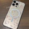 Ốp sạc không dây từ tính hồng cho iPhone 17-16-15-14-13-12-11 Pro Max, 7-8 Plus, XR, XS Max - Vỏ cứng chống sốc 4