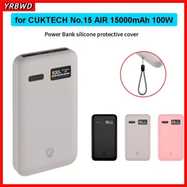 Ốp Silicon Bảo Vệ Pin Dự Phòng CUKTECH 15.000mAh 100W - Chống Sốc, Bụi, Du Lịch