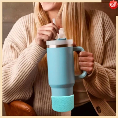 Ốp Silicone Boot Tay cho Stanley 40oz/30oz - Bảo Vệ Đáy Cốc, Ốp Lưng Siêu Bền Giá 68.654₫