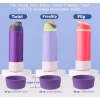 Ốp Silicone BPA Free 8-10cm Bảo Vệ Tay Cho Chai Nước, Tumbler Chống Trơn Trượt 3