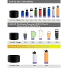 Ốp Silicone BPA Free 8-10cm Bảo Vệ Tay Cho Chai Nước, Tumbler Chống Trơn Trượt 5