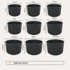 Ốp Silicone BPA Free 8-10cm Bảo Vệ Tay Cho Chai Nước, Tumbler Chống Trơn Trượt 8
