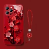 Ốp Thủy Tinh Hoa Đỏ Dây Đeo Tay Chống Rơi cho iPhone 16‑13 Pro Max – Đẹp, Tinh Tế, Phong Cách Mới – 98.199₫ 2