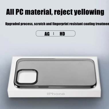 Ốp trong suốt cho iPhone 16, 14/13 Pro Max: Chống trầy xước, chống vân tay 9