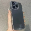 Ốp trong suốt iPhone 16-15-14-13-12-11 Pro Max, XS Max, XR - Vỏ bảo vệ thời trang nam nữ, giá ưu đãi 43.200 VND 2