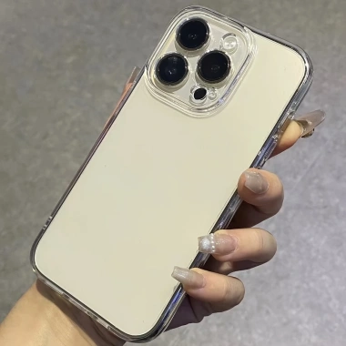 Ốp trong suốt iPhone 16-15-14-13-12-11 Pro Max, XS Max, XR - Vỏ bảo vệ thời trang nam nữ, giá ưu đãi 43.200 VND