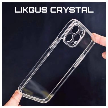 Ốp trong suốt LIKGUS viền vuông lưng cứng cho ip 17/16/15/14/13/12/11 Pro/Promax/Plus - 99.000 VND