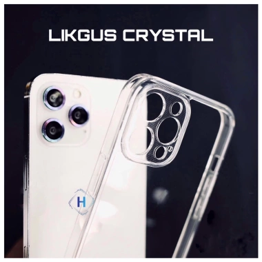 Ốp trong suốt LIKGUS viền vuông lưng cứng cho ip 17/16/15/14/13/12/11 Pro/Promax/Plus - 99.000 VND