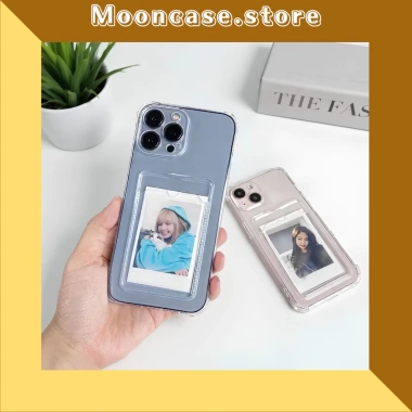Ốp ví iPhone trong suốt silicon cao cấp, chống sốc, tương thích Xs Max 11‑17, Air, Pro Max, Plus - 4.380₫