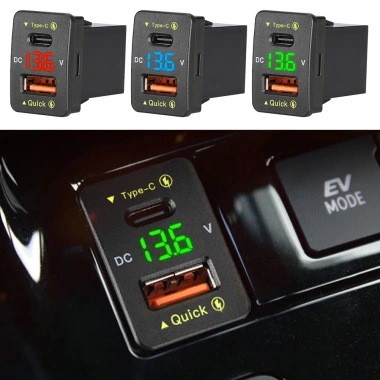 OPMY Fast QC3.0 36W Cổng USB Bộ sạc xe chuyển đổi ổ cắm điện sạc nhanh 3