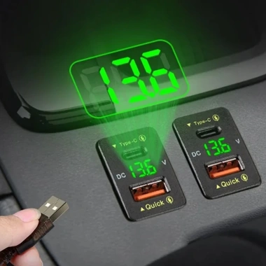 OPMY Fast QC3.0 36W Cổng USB Bộ sạc xe chuyển đổi ổ cắm điện sạc nhanh 4