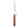 Oukeai 304 Bộ đồ ăn thép không gỉ tay cầm gỗ nguyên khối bộ 4 món - Muỗng nĩa Nhật Bản, giảm giá 22% chỉ 30.030 VND 10