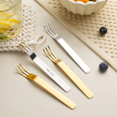 OUKEAI Nĩa Trái Cây Thép 304 Nhật Bản – 3 Răng Cho Tráng Miệng, Giá 16.170₫ 3