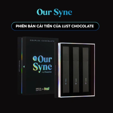 Our Sync Socola Đen Thảo Mộc & L‑theanine 200mg – Thư giãn, Tập trung, Giá 349.000₫