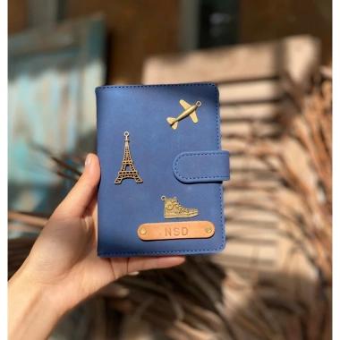 Passport Cover ví hộ chiếu mẫu mới khắc tên, in dập logo tùy chỉnh - Giá 180k