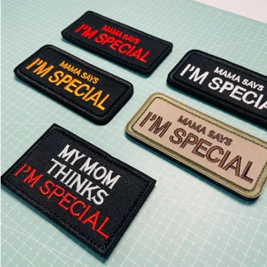 Patch Velcro Hỏa Tốc TPHCM MAMA Say I’m Special thêu tinh xảo mặt gai dán áo - 39.000₫ 2