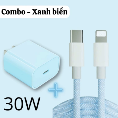 PD30W Bộ sạc nhanh Type-C Light 30W An toàn ổn định, bảo vệ thiết bị, không nóng, phù hợp i6-i14 - Giá chỉ 52.000₫ 9