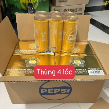 Pepsi Lon Vàng Giới Hạn Tết Bính Ngọ 2.026 - Giá 72.000đ giảm từ 92.160đ Pepsi Lon Vàng Giới Hạn Tết Bính Ngọ 2.026 - Giá 72.000đ giảm từ 92.160đ