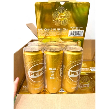 Pepsi Lon Vàng Giới Hạn Tết Bính Ngọ 2.026 - Giá 72.000đ giảm từ 92.160đ