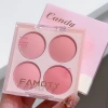Phấn má FAMOTY 4 ô tông hồng lạnh - Bảng má hồng tự nhiên nội địa F93 Sammi beauty, chỉ 31.300₫