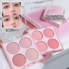Phấn má FAMOTY 4 ô tông hồng lạnh - Bảng má hồng tự nhiên nội địa F93 Sammi beauty, chỉ 31.300₫ 3