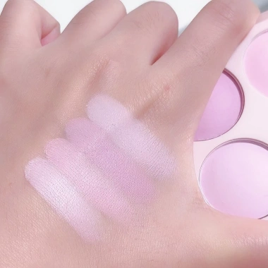 Phấn má FAMOTY 4 ô tông hồng lạnh - Bảng má hồng tự nhiên nội địa F93 Sammi beauty, chỉ 31.300₫ 8