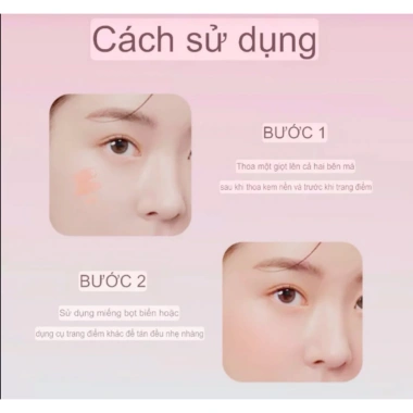 Phấn má hồng MINODERM dạng kem tự nhiên mịn lì lâu trôi siêu dễ tán 38,220₫ 6