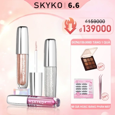 Phấn mắt dạng lỏng SKYKO Shining 6 màu - Đánh bật ánh sáng, bền màu, giá chỉ 131,100₫