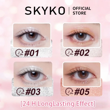 Phấn mắt dạng lỏng SKYKO Shining 6 màu - Đánh bật ánh sáng, bền màu, giá chỉ 131,100₫