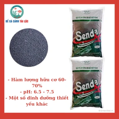 Phân nền bể cá SENDA Nhật Bản - Dinh dưỡng tối ưu cho cây thủy sinh, giá 34,950 VND