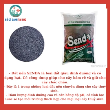 Phân nền bể cá SENDA Nhật Bản - Dinh dưỡng tối ưu cho cây thủy sinh, giá 34,950 VND