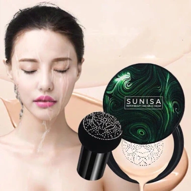 Phấn nước Cushion Sunisa che khuyết điểm, lớp nền mịn tự nhiên, tặng cọ bông tán kem - Giá chỉ 75.000₫ 2