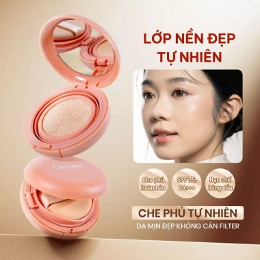 Phấn Nước Cushion Thủy Tinh 15g - Che Khuyết Điểm, Lớp Nền Mỏng Mịn, Tự Nhiên Cỏ Mềm, Giá Ưu Đãi 283.000 VND 2
