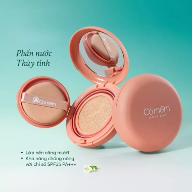 Phấn Nước Cushion Thủy Tinh 15g - Che Khuyết Điểm, Lớp Nền Mỏng Mịn, Tự Nhiên Cỏ Mềm, Giá Ưu Đãi 283.000 VND 8