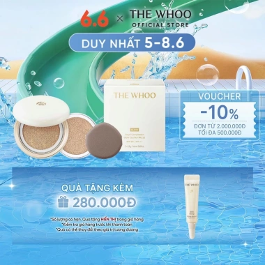 Phấn nước The Whoo Royal Complexion Glow Cushion Căng bóng Giá 1.800.000đ giảm 414.000đ