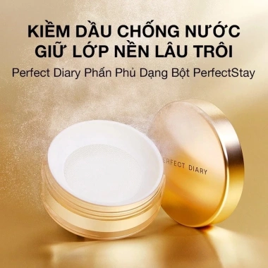 Phấn Phủ Perfect Diary Kiềm Dầu & Chống Thấm Nước 7g - Giá 199k, Kiểm Soát Dầu 24h 2