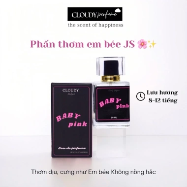 Phấn Thơm Em Bé Babypink Cloudy Perfume : Xịt Thơm Tinh Dầu Nước Hoa 89.999₫