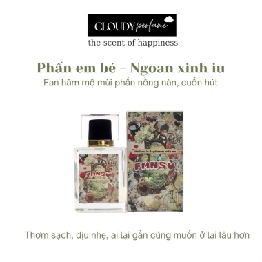 Phấn Thơm Em Bé Babypink Cloudy Perfume : Xịt Thơm Tinh Dầu Nước Hoa 89.999₫