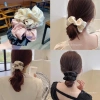 Pháp Retro Lấp Lánh Satin Dây Buộc Tóc Đuôi Ngựa Scrunchies Đa Màu Giá 11.337 VND 2
