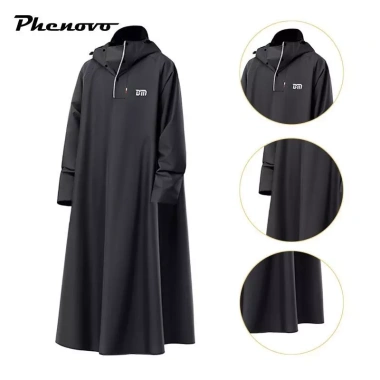 Phenovo Rain Poncho Áo mưa dài chống thấm, câu cá, ba lô, sự kiện thể thao