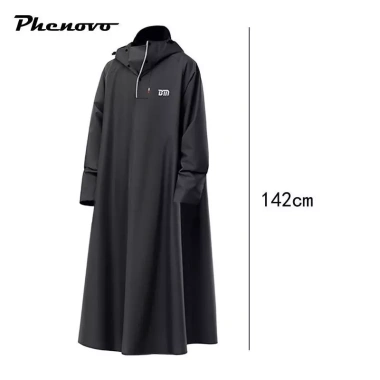 Phenovo Rain Poncho Áo mưa dài chống thấm, câu cá, ba lô, sự kiện thể thao