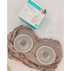 Phễu Hứng Sữa Silicone MOOIMOM 2 Chiếc Có Nút Đậy An Toàn Tiện Lợi Cho Mẹ Bỉm 6