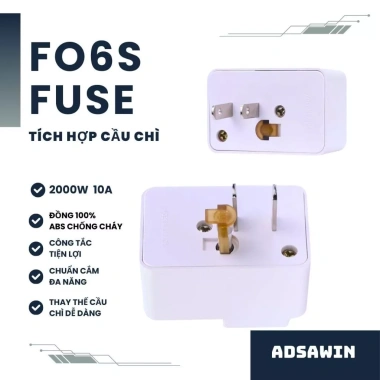 Phích Cắm 10A 2.000W Chống Cháy - Tặng Cầu Chì Thay Thế, Công Tắc, Giá 71.500₫ 2 Phích Cắm 10A 2.000W Chống Cháy - Tặng Cầu Chì Thay Thế, Công Tắc, Giá 71.500₫ 2