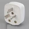 Phích cắm 3 chấu dẹp 10A - Chuyển đổi chuẩn Anh UK sang 3 chân tròn, an toàn, 128k
