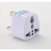 Phích cắm 3 chấu dẹp 10A - Chuyển đổi chuẩn Anh UK sang 3 chân tròn, an toàn, 128k 3