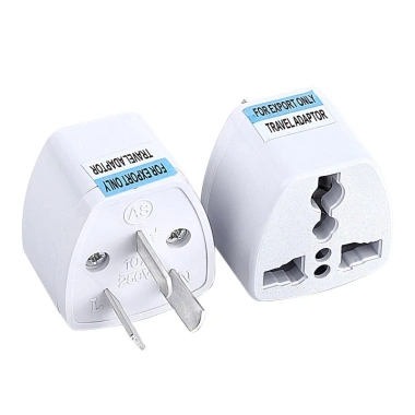 Phích cắm 3 chấu dẹp 10A - Chuyển đổi chuẩn Anh UK sang 3 chân tròn, an toàn, 128k 5