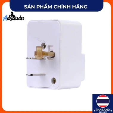 Phích Cắm 3 chấu sang 2 chấu 10A 2.000W Chống cháy tặng cầu chì công tắc tiện lợi 3 Phích Cắm 3 chấu sang 2 chấu 10A 2.000W Chống cháy tặng cầu chì công tắc tiện lợi 3