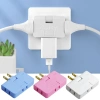 Phích cắm 3 trong 1 US - Bộ chuyển đổi xoay 180° đa năng, mở rộng du lịch, giá 15.400₫ 9
