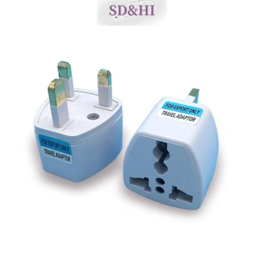 Phích cắm Anh 10A 250V - Bộ chuyển đổi nguồn du lịch Hong Kong, Singapore, Malaysia, Ma Cao - Giá chỉ 29.966 VND